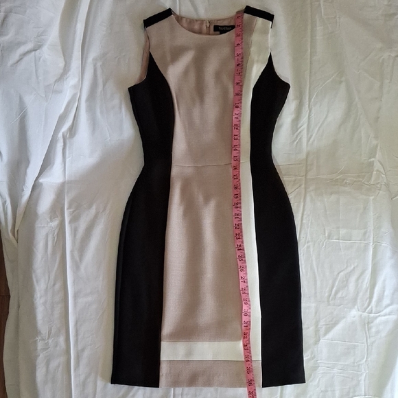 White House Black Market Colorblock Midi Dress - Picture 3 of 8